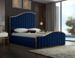 Jolie Velvet Upholstered Bed - Image 2