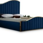Jolie Velvet Upholstered Bed