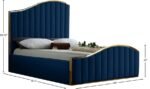 Jolie Velvet Upholstered Bed - Image 4