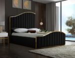 Jolie Velvet Upholstered Bed - Image 2