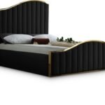 Jolie Velvet Upholstered Bed