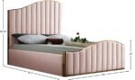 Jolie Velvet Upholstered Bed - Image 4