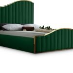 Jolie Velvet Upholstered Bed