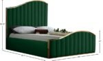 Jolie Velvet Upholstered Bed - Image 4