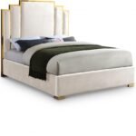 Hugo Velvet Upholstered Bed