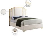 Hugo Velvet Upholstered Bed - Image 5