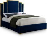 Hugo Velvet Upholstered Bed