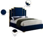 Hugo Velvet Upholstered Bed - Image 5