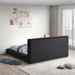 Terra Boucle Fabric Upholstered Bed - Image 6