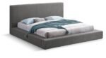 Terra Boucle Fabric Upholstered Bed