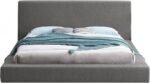 Terra Boucle Fabric Upholstered Bed - Image 3