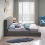 Terra Boucle Fabric Upholstered Bed - Image 5