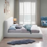 Terra Boucle Fabric Upholstered Bed - Image 5