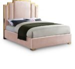 Hugo Velvet Upholstered Bed