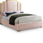 Hugo Velvet Upholstered Bed