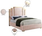 Hugo Velvet Upholstered Bed - Image 5