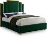 Hugo Velvet Upholstered Bed