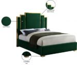 Hugo Velvet Upholstered Bed - Image 5