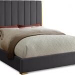Becca Velvet Upholstered Bed