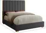 Becca Velvet Upholstered Bed - Image 3