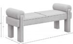 Stefano Fabric Upholstered Bench - Image 7