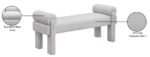 Stefano Fabric Upholstered Bench - Image 8