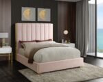 Becca Velvet Upholstered Bed - Image 2