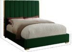 Becca Velvet Upholstered Bed - Image 3