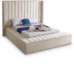 Kiki Velvet Upholstered Bed