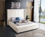 Kiki Velvet Upholstered Bed - Image 3