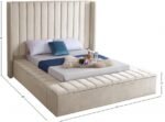 Kiki Velvet Upholstered Bed - Image 8