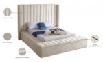 Kiki Velvet Upholstered Bed - Image 9