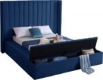 Kiki Velvet Upholstered Bed - Image 2