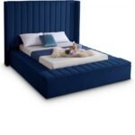 Kiki Velvet Upholstered Bed