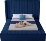 Kiki Velvet Upholstered Bed - Image 4