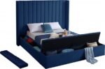 Kiki Velvet Upholstered Bed - Image 6