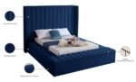 Kiki Velvet Upholstered Bed - Image 9