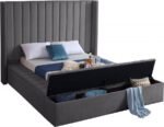 Kiki Velvet Upholstered Bed - Image 2