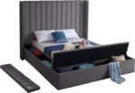 Kiki Velvet Upholstered Bed - Image 6