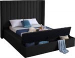 Kiki Velvet Upholstered Bed - Image 2