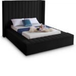 Kiki Velvet Upholstered Bed