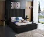 Kiki Velvet Upholstered Bed - Image 3