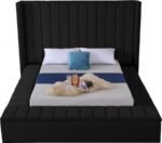 Kiki Velvet Upholstered Bed - Image 4