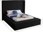 Kiki Velvet Upholstered Bed - Image 8