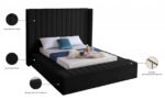 Kiki Velvet Upholstered Bed - Image 9