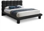 Deco Boucle Fabric Upholstered Bed