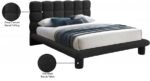 Deco Boucle Fabric Upholstered Bed - Image 7