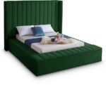Kiki Velvet Upholstered Bed