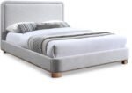 Nolita Linen Textured Fabric Upholstered Bed