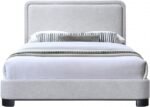 Nolita Linen Textured Fabric Upholstered Bed - Image 3